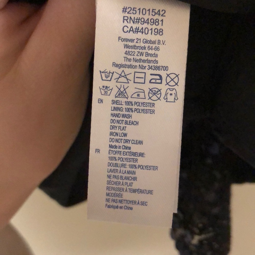 Forever 21 Navy Sequin Dress - Picture 4 of 4